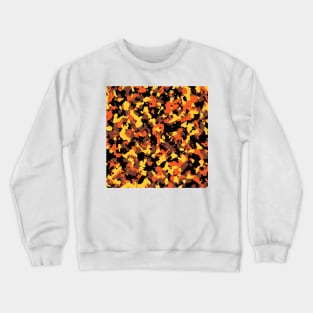 Orange Camouflage Crewneck Sweatshirt